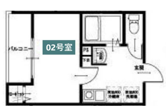 MELDIA竹ノ塚IIIの間取り写真
