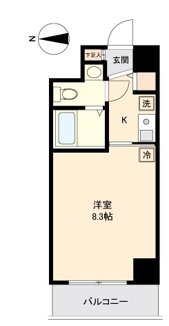 アーバンフラッツ新栄の間取り写真