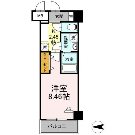 ホーリーホックの間取り写真