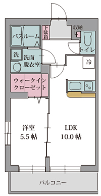 リヴィエールの間取り