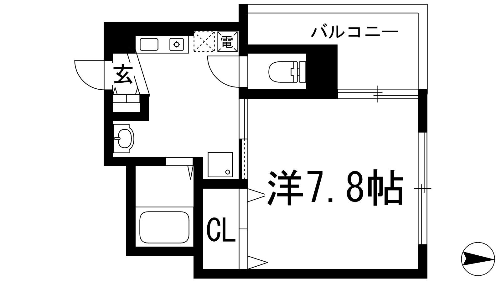 マンションてりはの間取り