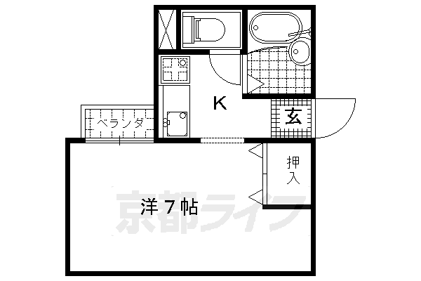 セジュール丹波橋の間取り