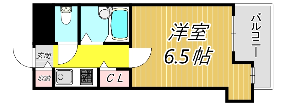 尼崎市南武庫之荘のマンションの間取り