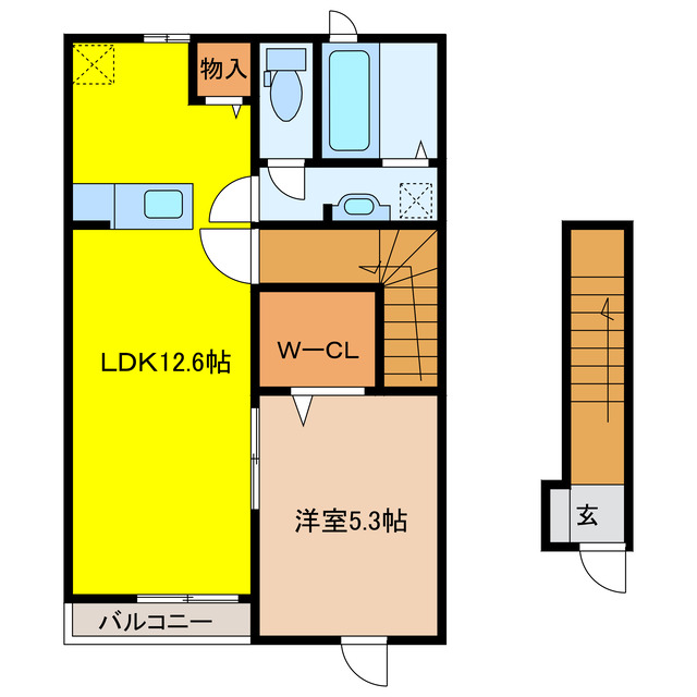 リュニック唯１の間取り