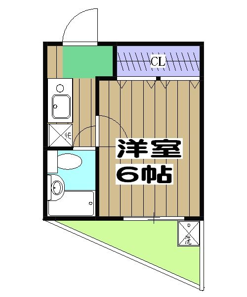 京都市西京区下津林前泓町のマンションの間取り