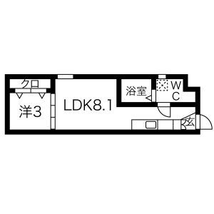 CELENEST名駅西の間取り