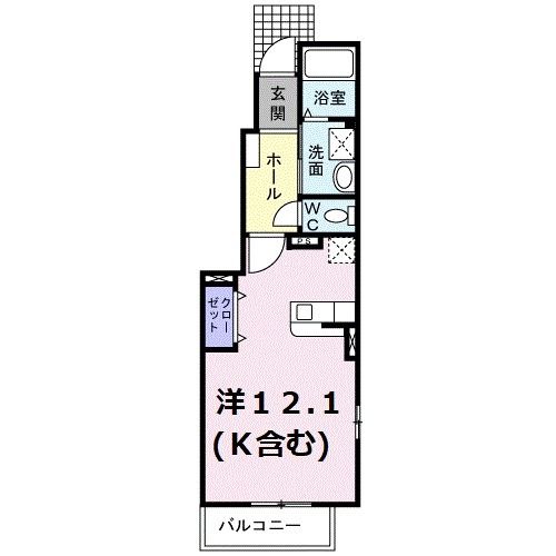 【ラッフィナートの間取り】