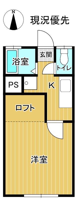 サン・ジュニア　南棟の間取り