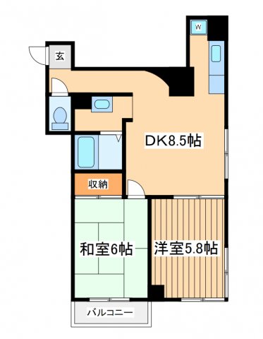 第7むさしマンションの間取り