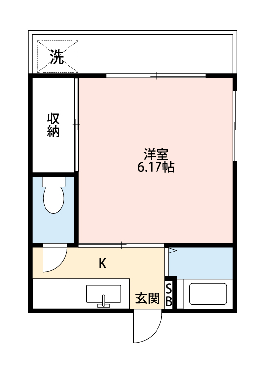 グリーンハイツの間取り