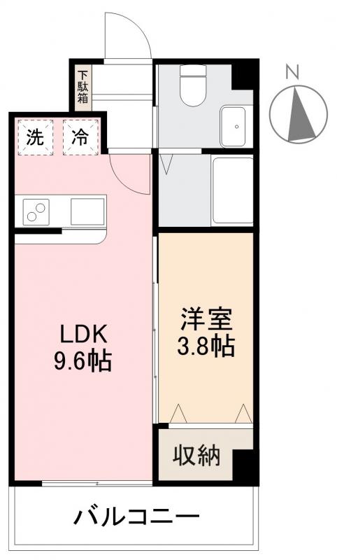 メルベーユ丸の内の間取り