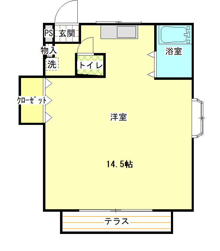 ビレッジアートの間取り