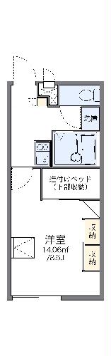 レオパレスオーロラの間取り