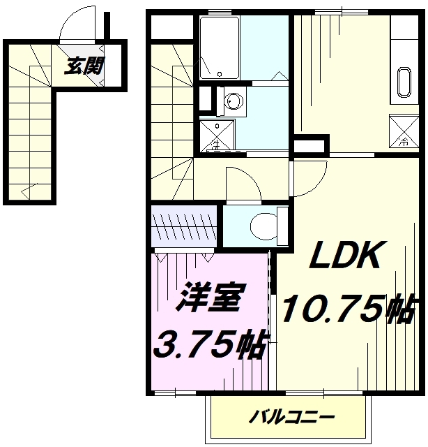 リヴェールαの間取り