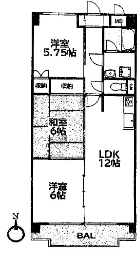 ベルマインの間取り