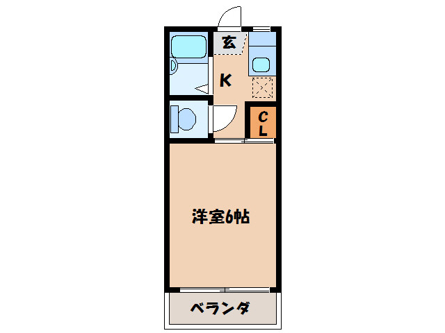 セントラルマンション　１号館の間取り