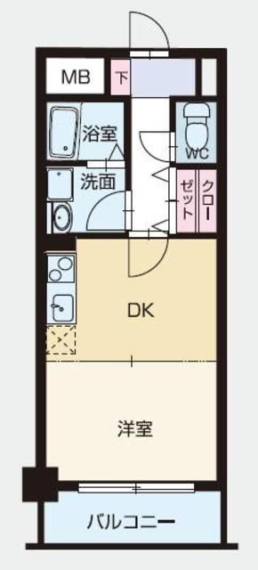 クラッセ博多駅南の間取り