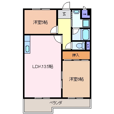 アクシア泊の間取り