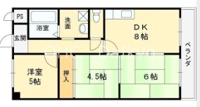 八尾市恩智北町のマンションの間取り