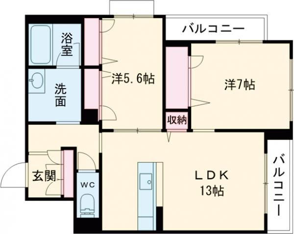 シャーメゾン烏丸五条の間取り