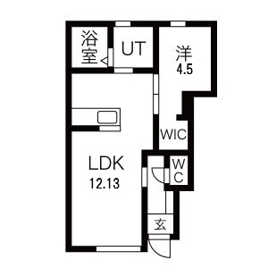 リーブルファイン江吉良1号棟の間取り