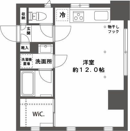 藤沢市藤沢のマンションの間取り