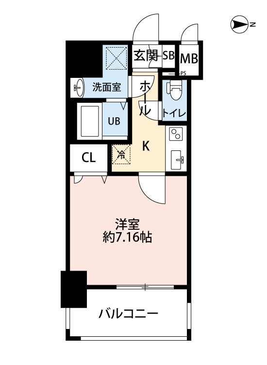 サヴォイ箱崎セントリシティの間取り