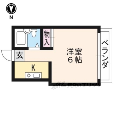 吉岡マンションの間取り