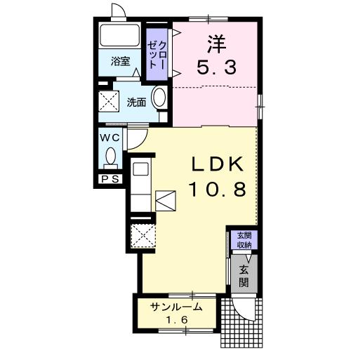 コンフォートＣの間取り