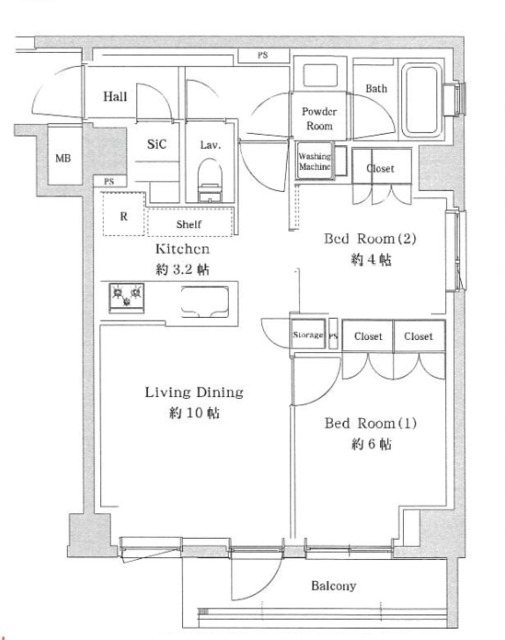 オープンレジデンシア尾山台の間取り