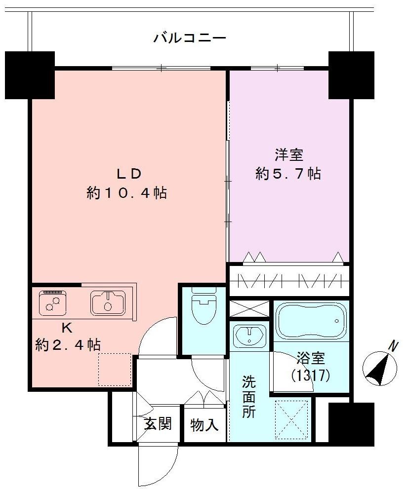 BUENA東幸町弐番館の間取り