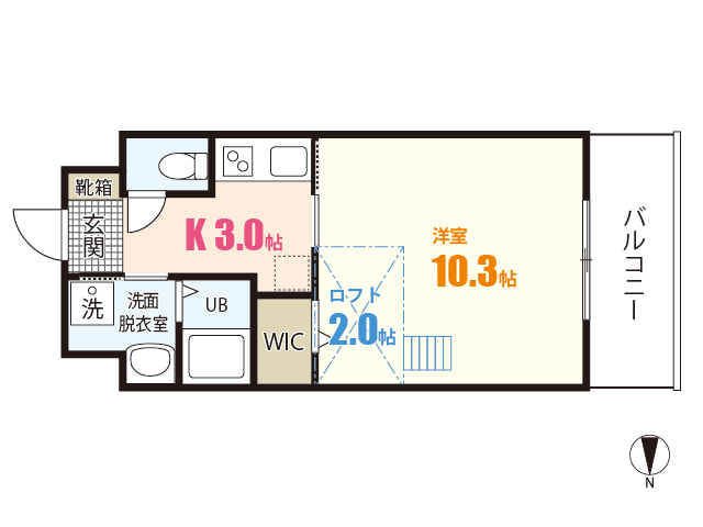 プレジールジョイ西原の間取り