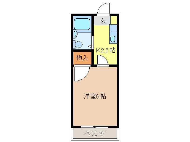 サンライズ84　Ａの間取り