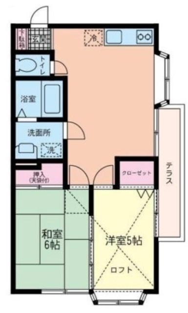 コスモAoi披露山の間取り