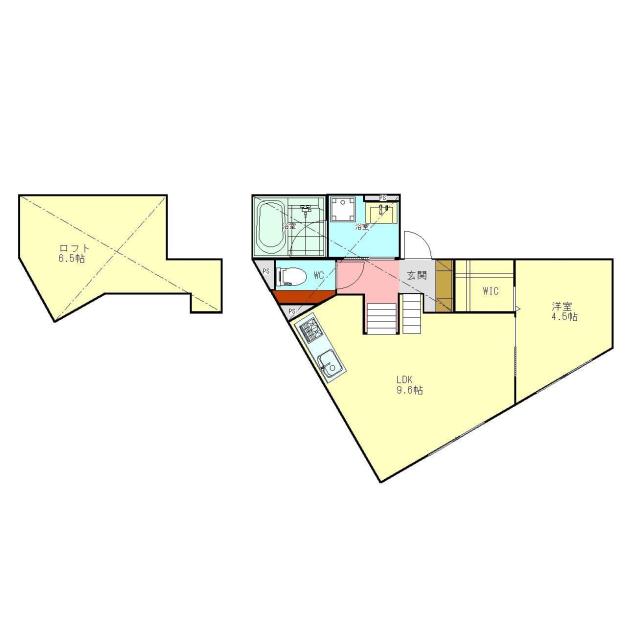 スマイシアApartment西條町の間取り