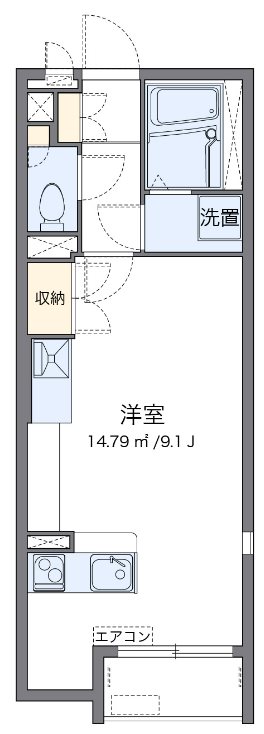 ボヌール　Nの間取り