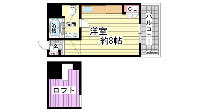 エルーテの間取り