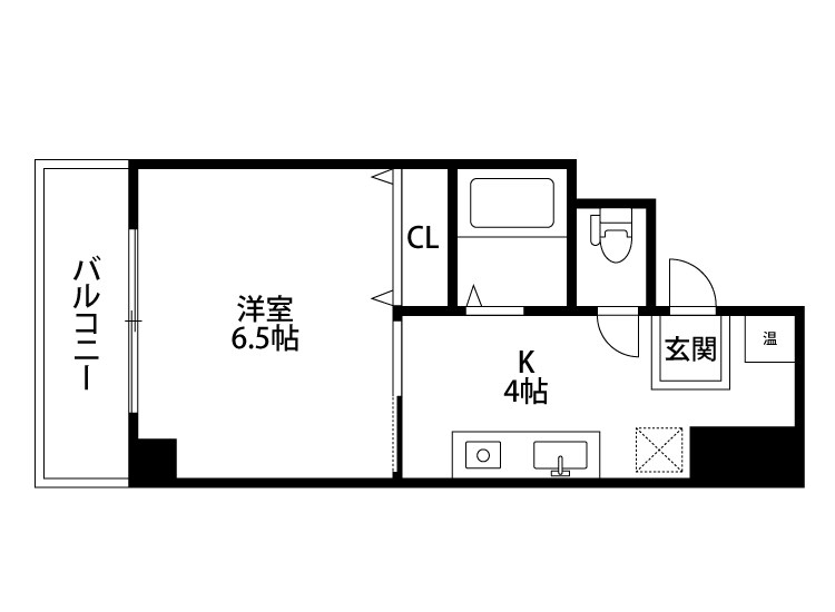 マンションアスカの間取り