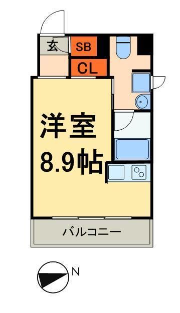 ステージグランデ蔵前の間取り