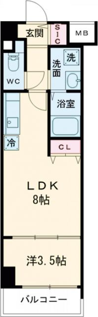 プレイズシード浄心の間取り