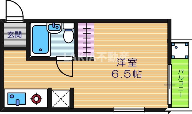 エミネンス阿倍野の間取り