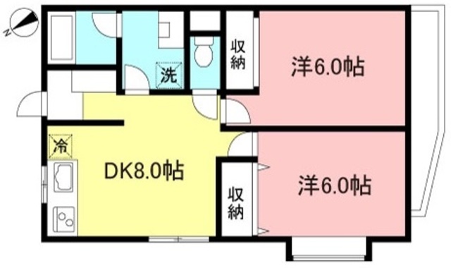 世田谷区南烏山のマンションの間取り