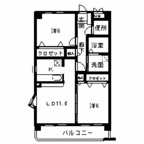 プリーマ酒殿の間取り