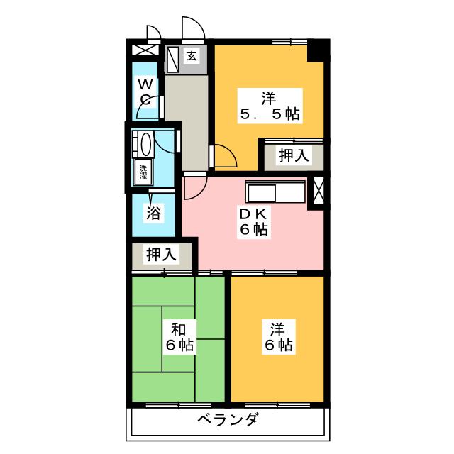 ソレアード川添の間取り