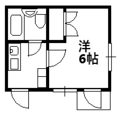 広島市中区舟入南のマンションの間取り