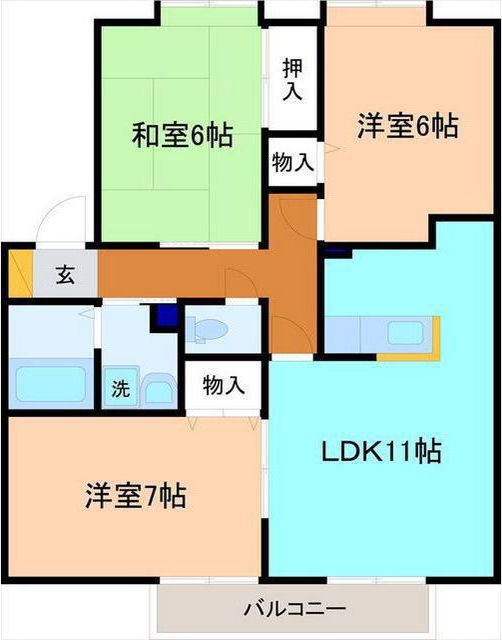 ファーストカイトの間取り