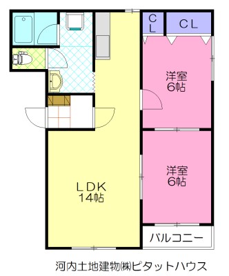 光マンションの間取り