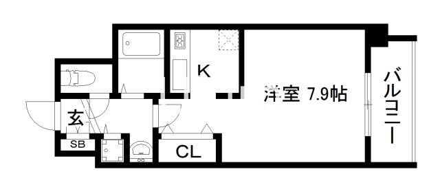 アクロス京都西大路の間取り