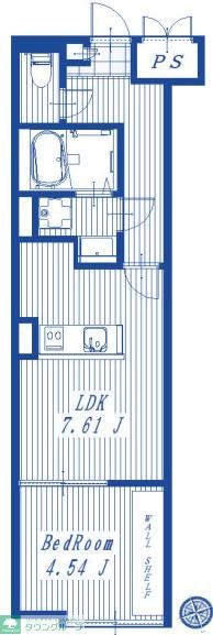 荒川区荒川のマンションの間取り