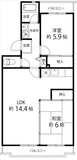 鎌倉グリーンヒルズの間取り